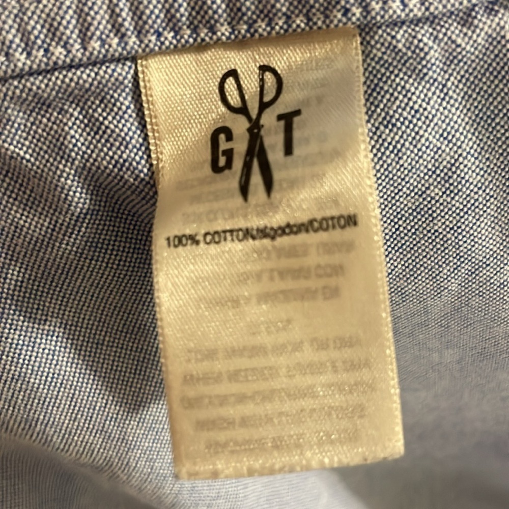 Goodthreads Large Button Down Light Blue Soft Den… - image 5